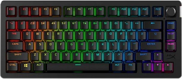 Hyperx alloy rise 75 draadloos toetse 775570 - HyperX Alloy Rise 75 Wireless Mechanical Gaming Toetsenbord