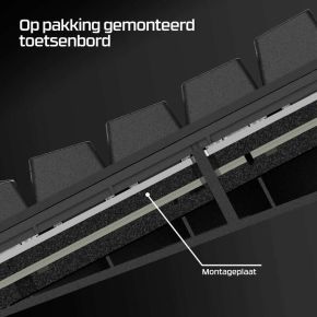 Alloy Rise 75 Draadloos Zwart Toetsenbord - afbeelding 7