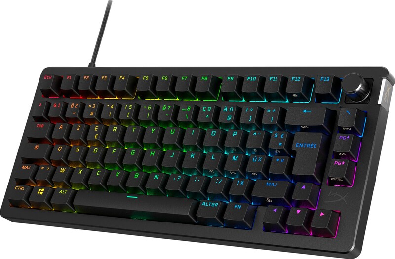 Hyperx alloy rise 75 toetsenbord 2 orig - HyperX Alloy Rise 75 Zwart Toetsenbord