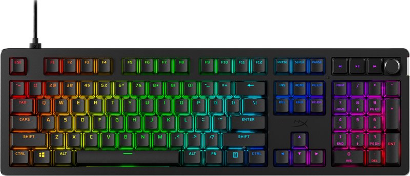 Hyperx alloy rise toetsenbord - HyperX Alloy Rise Zwart Toetsenbord
