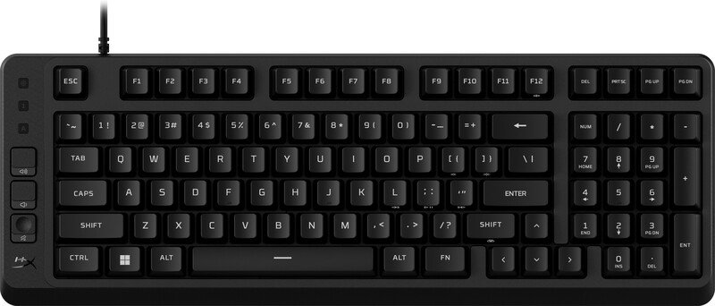 HyperX Hyperx Eve 1800 - Gamingtoetsenbord - Qwerty-Rgb- Membraam Keys-Zwart