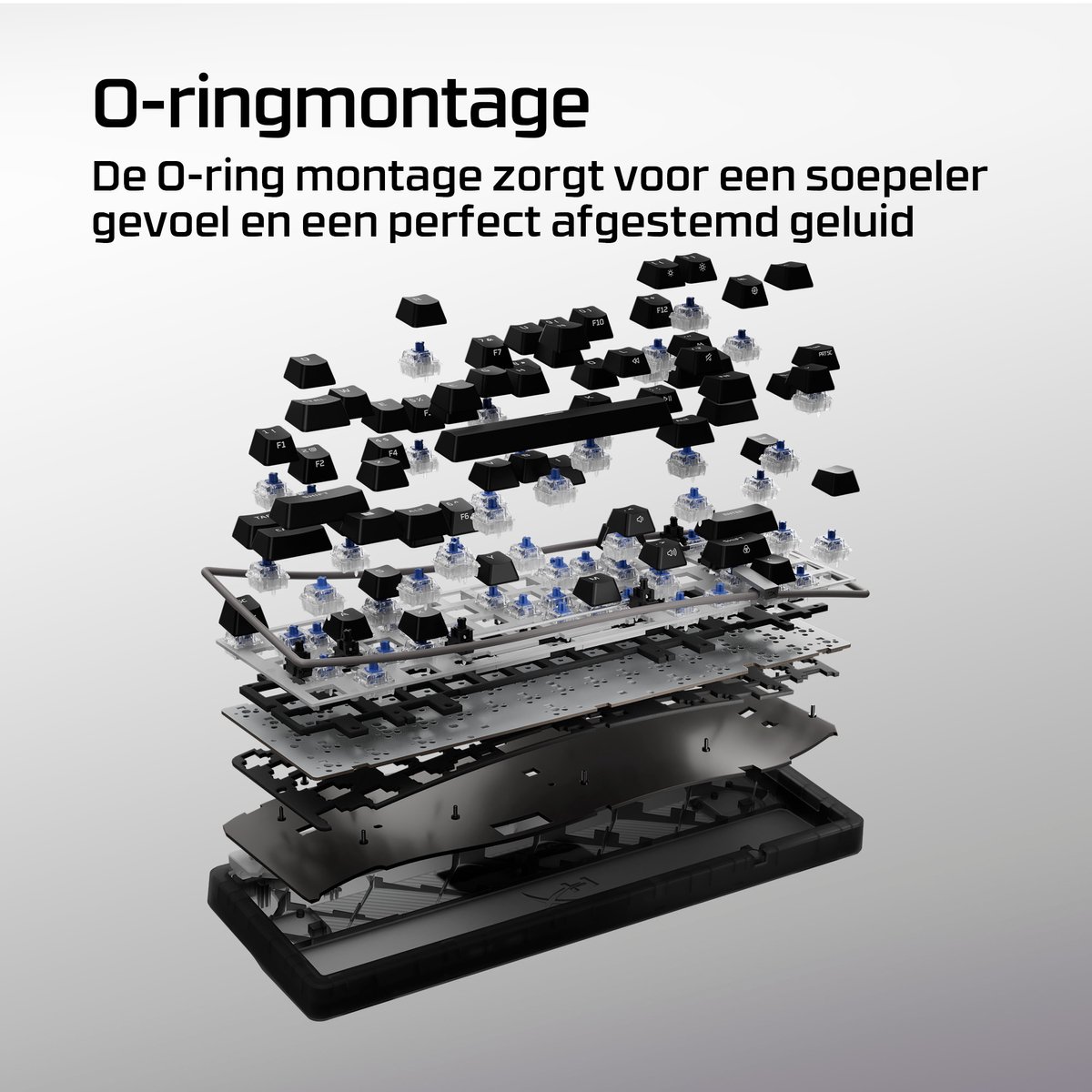 Hyperx origins 2 pro 65 10 orig - HyperX Origins 2 Pro 65 Toetsenbord (zwart)