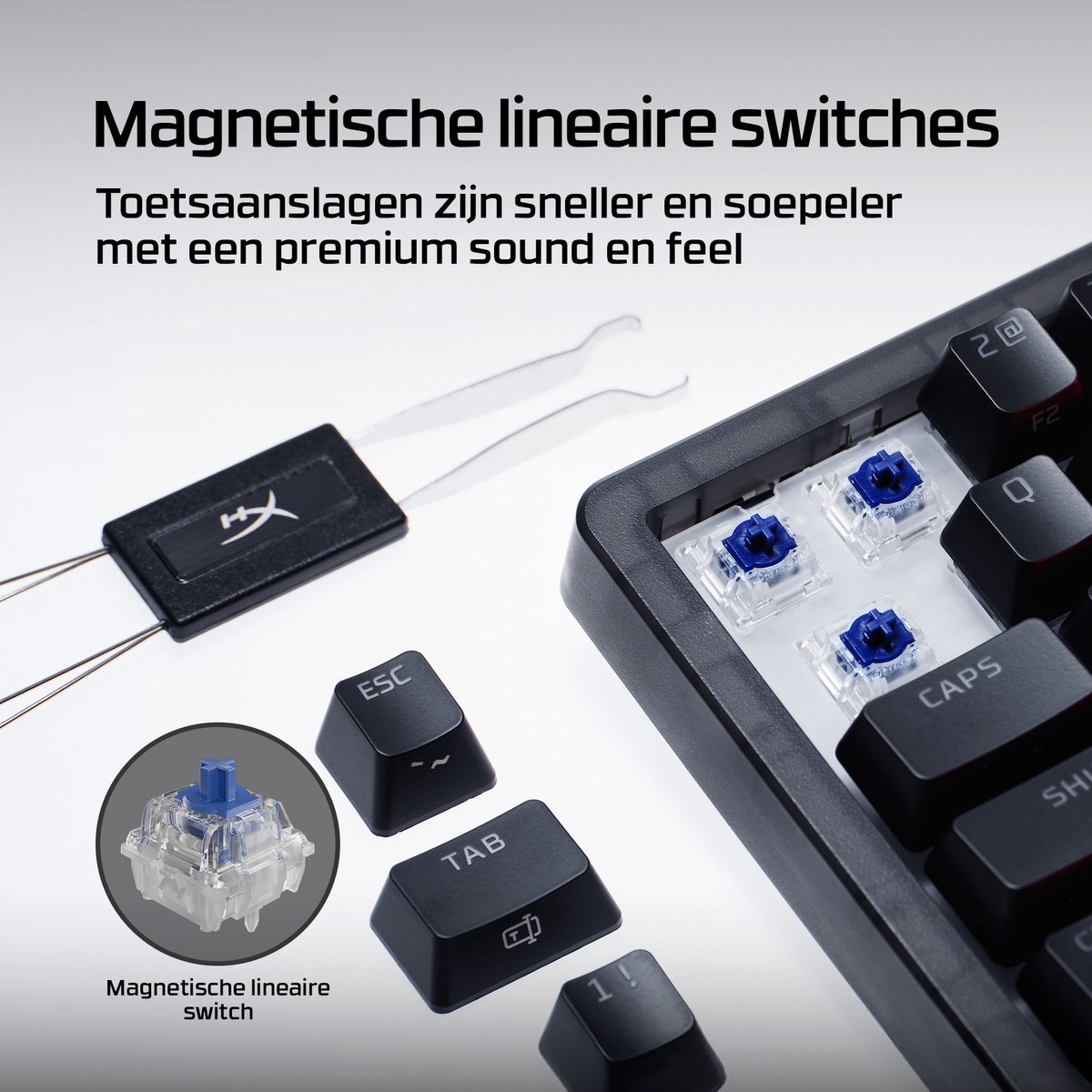 Hyperx origins 2 pro 65 4 orig - HyperX Origins 2 Pro 65 Toetsenbord (zwart)
