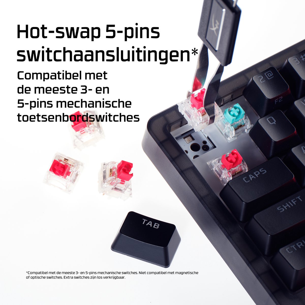 Hyperx origins 2 pro 65 7 orig - HyperX Origins 2 Pro 65 Toetsenbord (zwart)