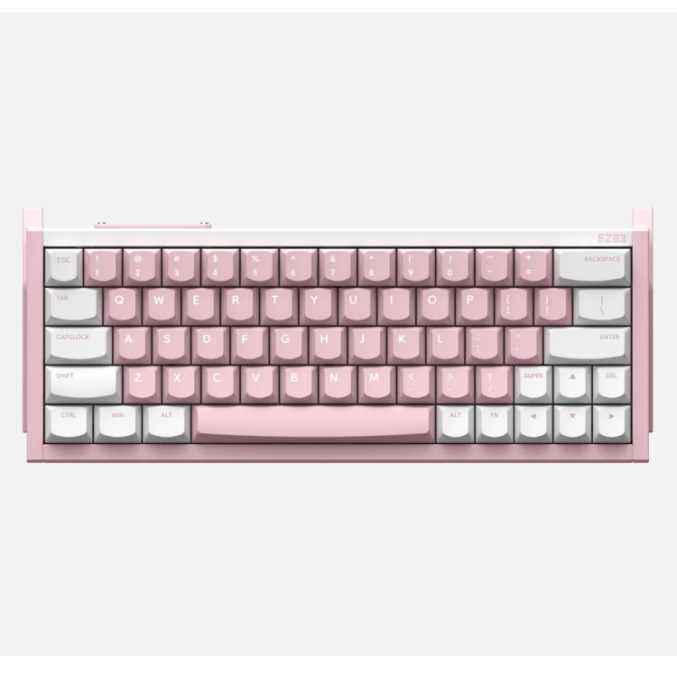 Iqunix Iqunix EZ63 Pink Magnetic Switch Gaming HE Keyboard gaming toetsenbord