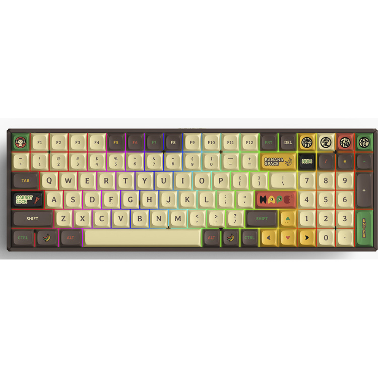 Iqunix Iqunix F97 Happy Ape Wireless Mechanical Keyboard gaming toetsenbord