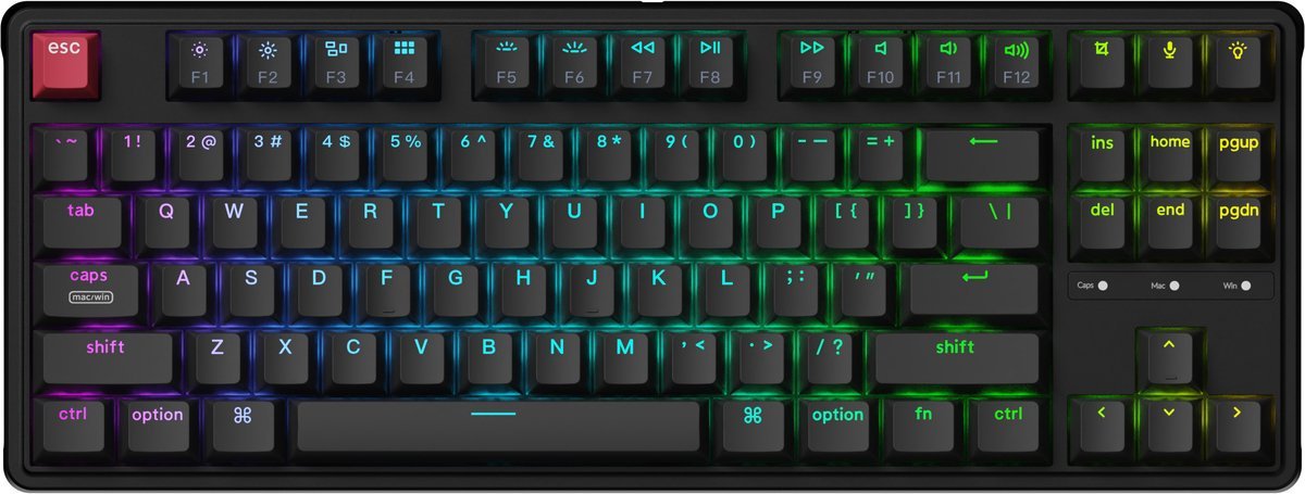Keychron C3 Pro TKL Brown Switch Mechanisch Toetsenbord