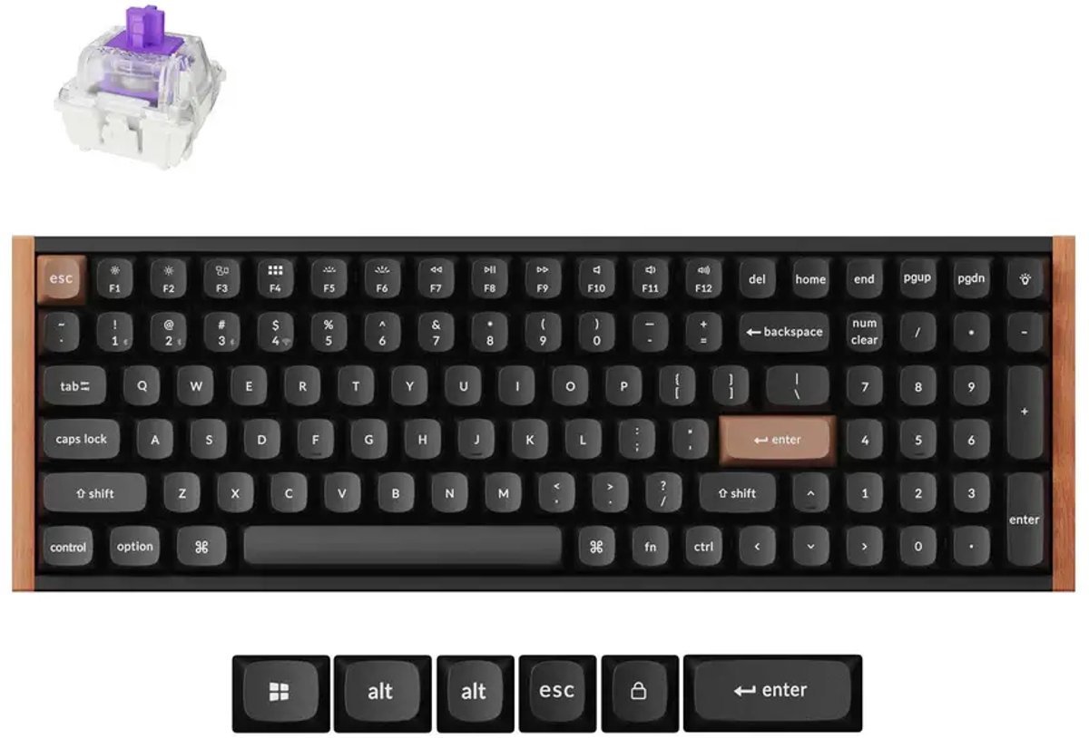 K4 HE Nebula Special Edition Toetsenbord Zwart