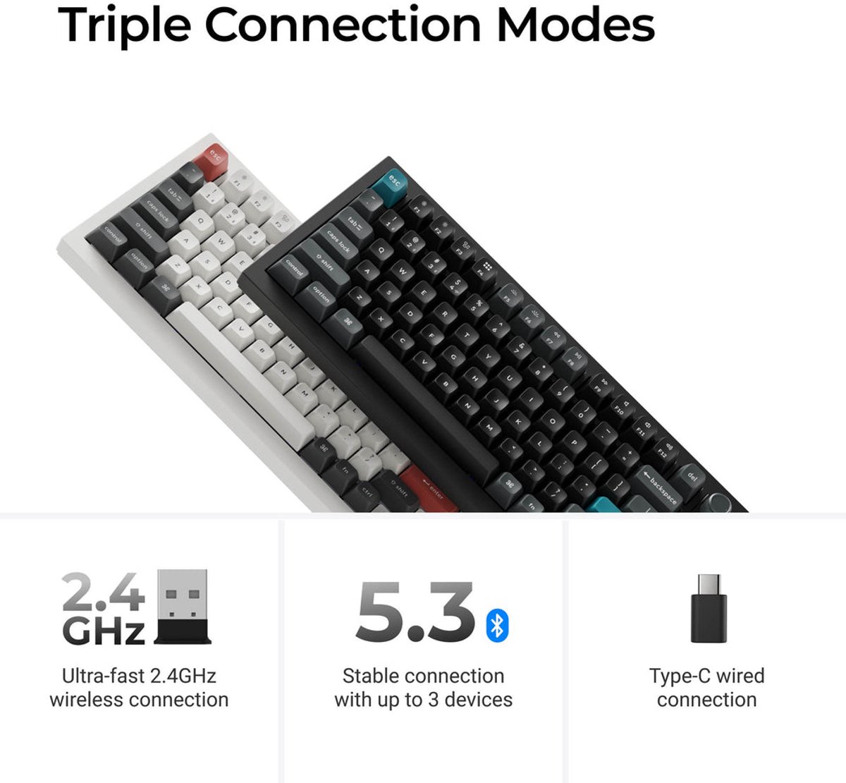 Keychron q1 ultra 8k mechanisch toetsen 10857795 4 orig - Keychron Q1 Ultra 8K Toetsenbord (zwart)