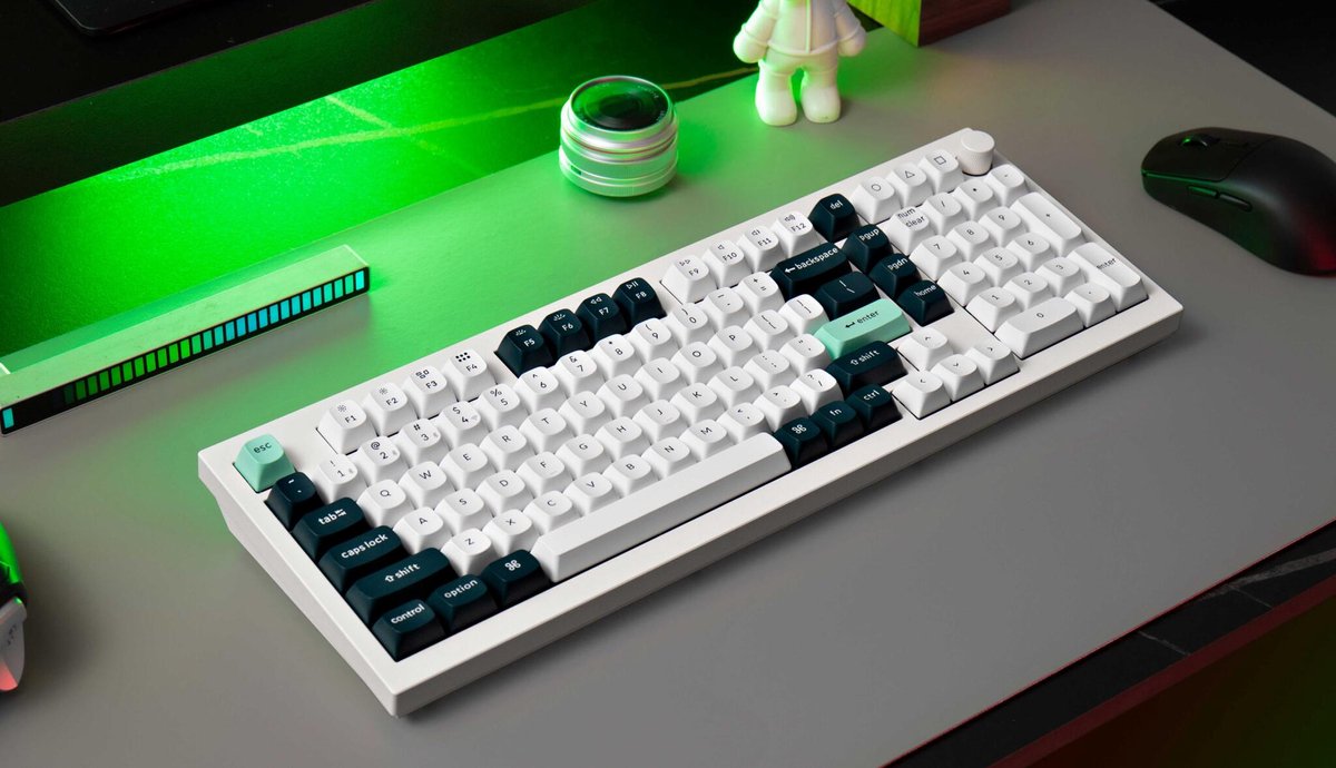Keychron q5 he qmk toetsenbord nebula s 6 orig - Keychron Q5 He Qmk Toetsenbord (wit)