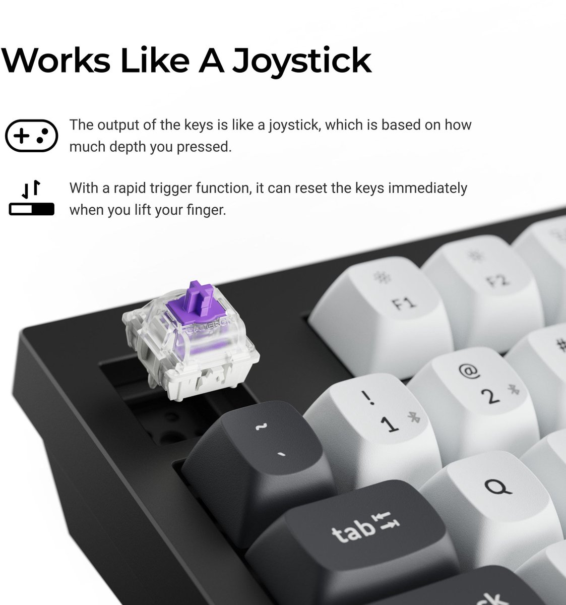 Keychron q5 he qmk toetsenbord nebula s 9 orig - Keychron Q5 He Qmk Toetsenbord (wit)