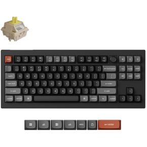 V3 Ultra 8K Custom Banana Switch Zwart Toetsenbord (Black)