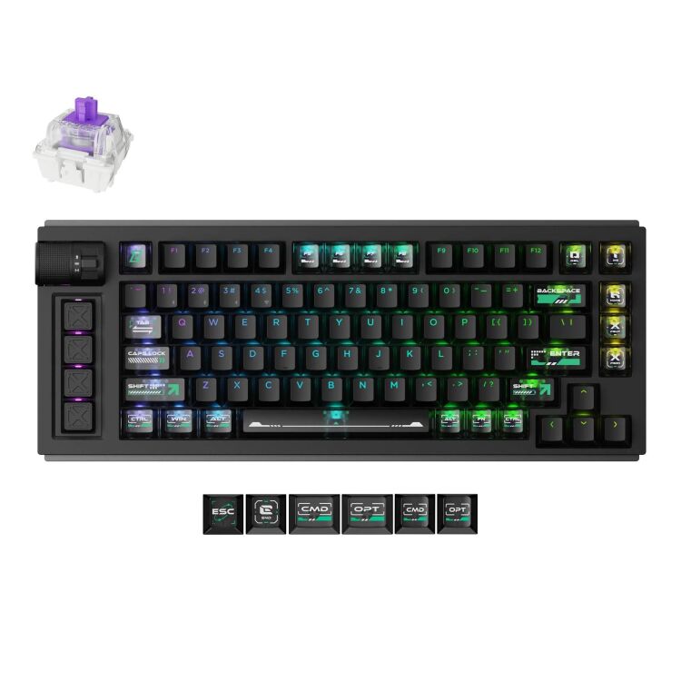 L1 HE Wireless Magnetic Gaming Keyboard (Black)