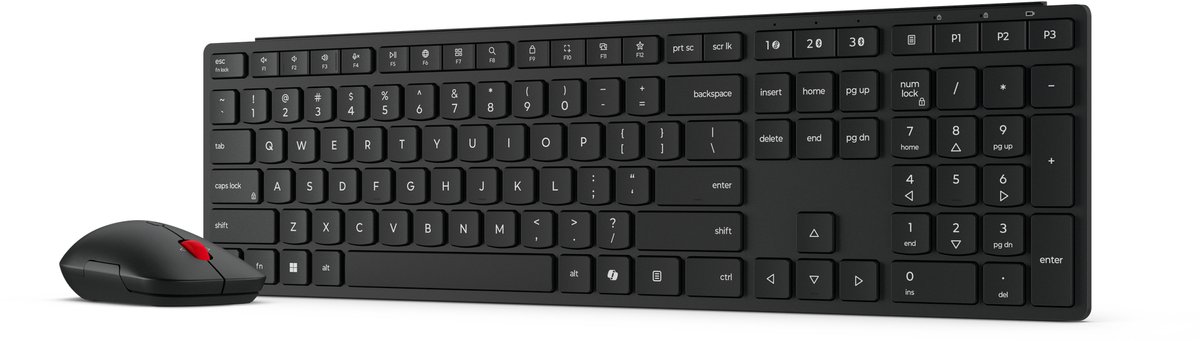Lenovo 4x31s04814 toetsenbord inclusi 5 orig - Lenovo Wireless Multi-Mode Pro Combo Keyboard and Mouse 6000 Duits