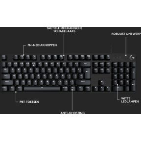 Logitech G G413 SE toetsenbord Zwart Toetsenbord - afbeelding 6