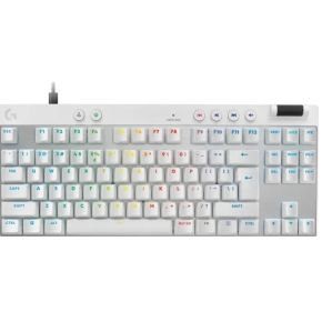 Logitech Logitech G Pro X Tkl Rapid - Bedrade Gaming Toetsenbord - Qwerty Us - Wit