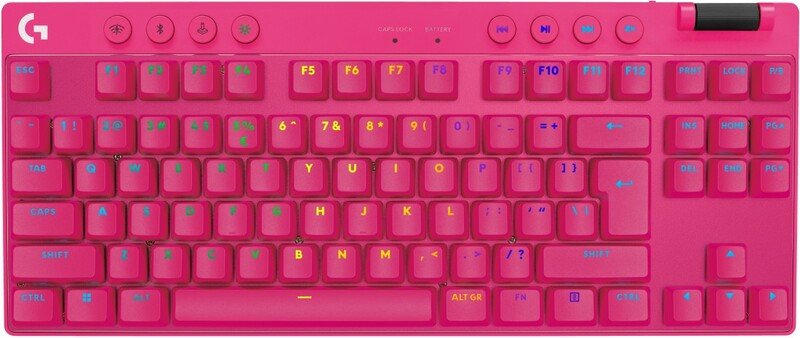 Logitech g logitech g pro x tkl roze - Logitech G Pro X TKL Draadloos Roze Toetsenbord