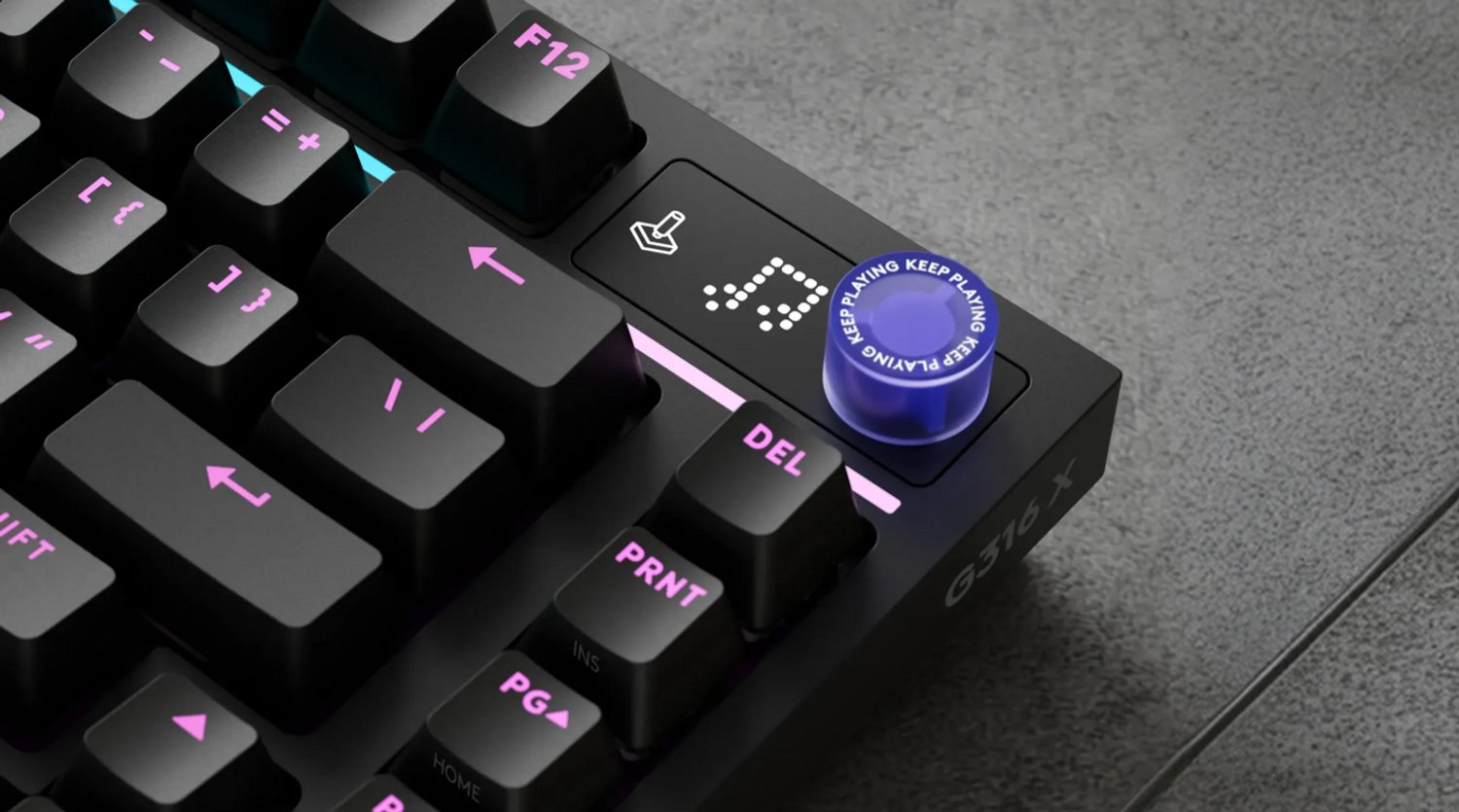 Logitech g316 x 75 mechanisch toetsenbo 3 orig - Logitech G316 X 75 Toetsenbord (zwart)