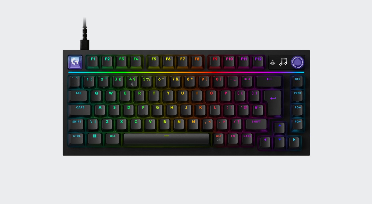 Logitech g316 x 75 mechanisch toetsenbo 5 orig - Logitech G316 X 75 Toetsenbord (zwart)