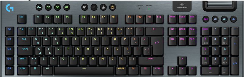 Logitech g915 x lightspeed low profile 775507 - Logitech G G915 X Lightspeed Draadloos Gaming GL Tactile Toetsenbord