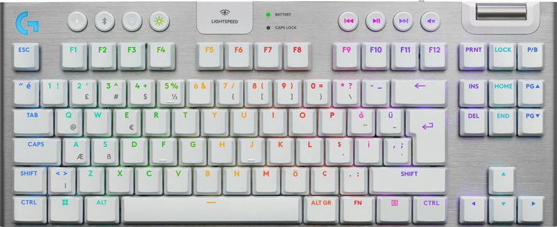 Logitech g915 x lightspeed tkl low prof 775508 - Logitech G G915 X Lightspeed TKL Wit - GL Tactile Toetsenbord (White)