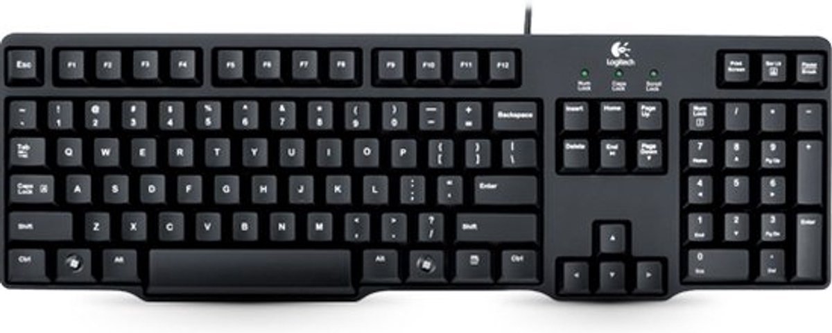 Logitech k100 toetsenbord ps 2 qwerty n