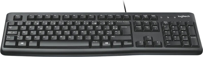 Logitech k120 business toetsenbord zwar 775417 4 orig - Logitech K120 Business Zwart Azerty Frans Toetsenbord