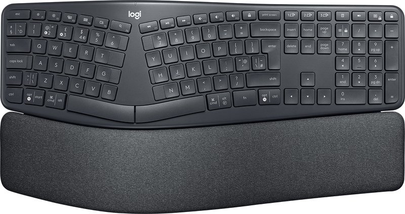 Logitech k860 draadloos toetsenbord erg - Logitech ERGO K860 Toetsenbord