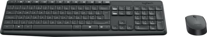 Logitech mk235 azerty 2 orig - Logitech 920-007907 Toetsenbord (grijs)