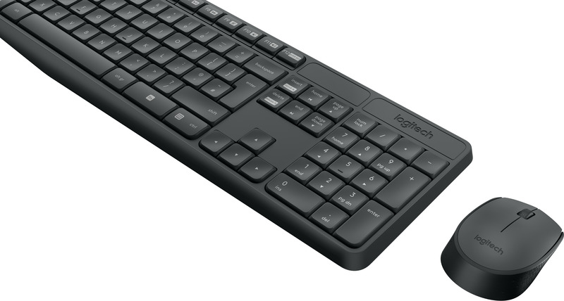 Logitech mk235 azerty 6 orig - Logitech 920-007907 Toetsenbord (grijs)
