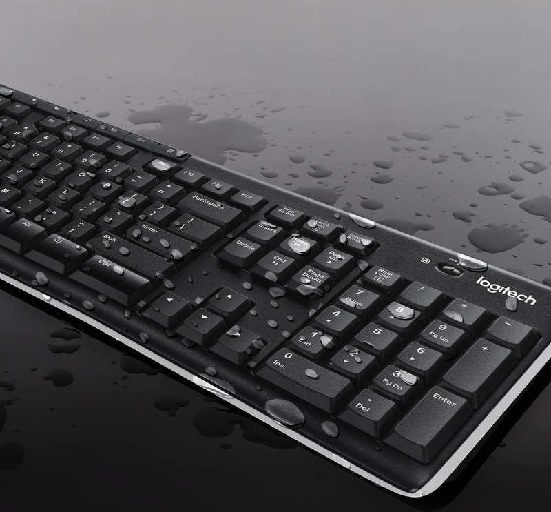 Logitech mk270 desktopset 7 orig - Logitech MK270 desktopset Toetsenbord (zwart)