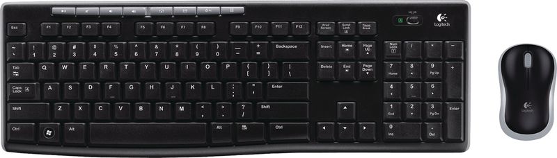 Logitech mk270 desktopset 8 orig - Logitech MK270 desktopset Toetsenbord (zwart)