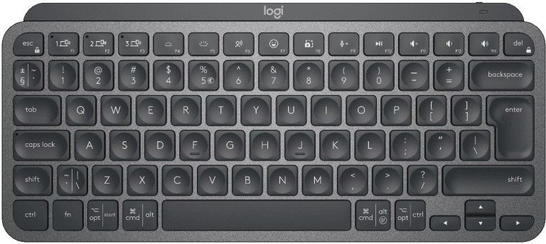 Logitech mx keys mini toetsenbord draad 775443 - Logitech MX Keys Mini Draadloos Grijs Toetsenbord