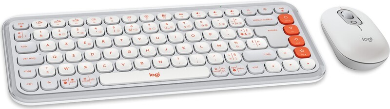 Logitech pop icon combo toetsenbord inc 9572964 2 orig - Logitech 920-013110 Toetsenbord (wit)