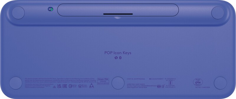 Logitech pop icon keys draadloos toetse 775454 4 orig - Logitech Pop Icon Keys Draadloos Lila Toetsenbord