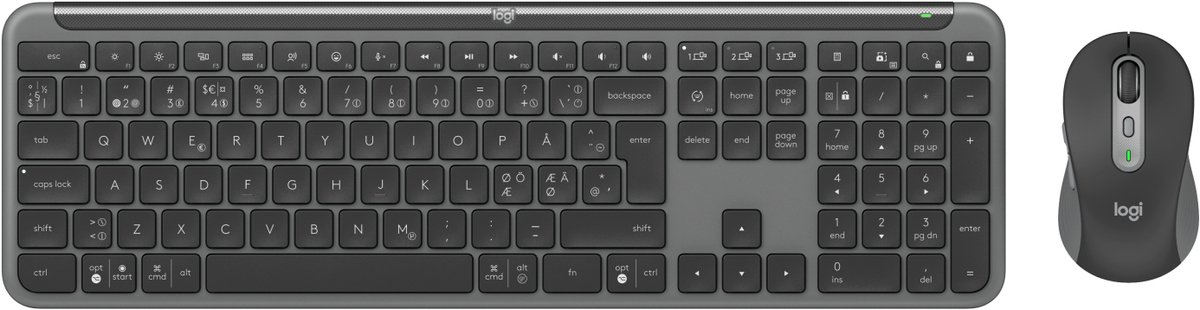 Logitech signature slim combo mk950 10326254 4 orig - Logitech Signature Slim Combo Mk950 Toetsenbord (grijs)