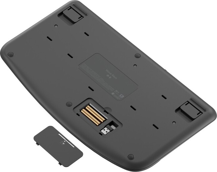 Logitech wave keys draadloos toetsenbor 4 orig - Logitech Wave Keys Toetsenbord (Graphite)
