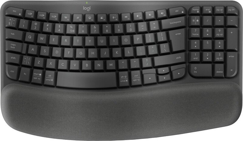 Logitech wave keys draadloos toetsenbor - Logitech Wave Keys Toetsenbord (Graphite)