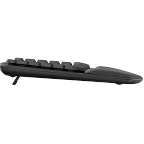 Logitech wave keys ergonomisch toetsenb 3 orig - Logitech Wave Keys Toetsenbord (Graphite)