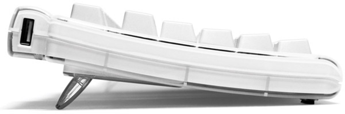 Matias wired mini tactile pro keyboar 2 orig - Matias Wired Mini Tactile Pro Keyboard Us Qwerty For Toetsenbord (wit)