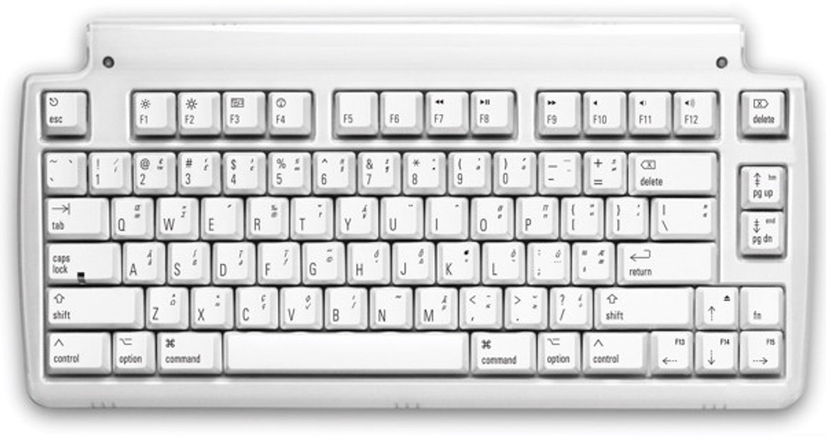 Matias wired mini tactile pro keyboar 3 orig - Matias Wired Mini Tactile Pro Keyboard Us Qwerty For Toetsenbord (wit)