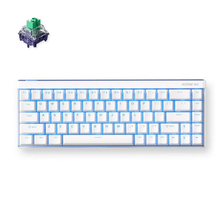 MCHOSE MCHOSE Ace 68 Air Hall Effect Magnetic Switch Gaming Keyboard gaming toetsenbord