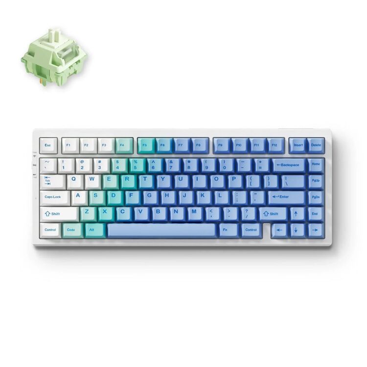 MCHOSE MCHOSE G75 Pro Arctic Snow Matcha Latte V2 Tri-mode Gasket Structure Gaming Mechanical gaming toetsenbord