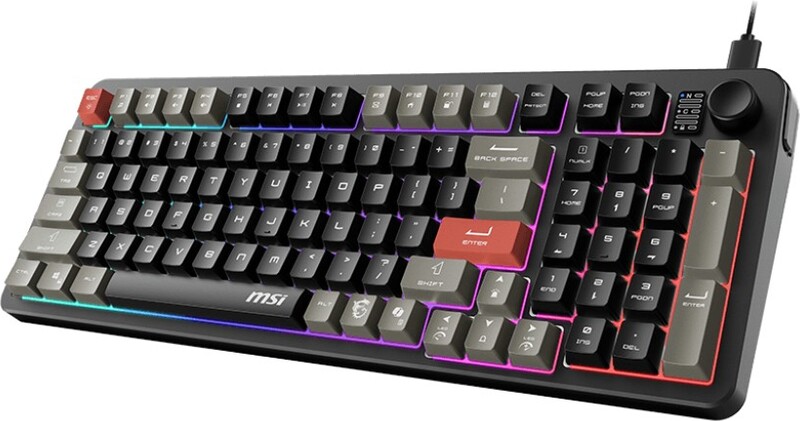 Msi forge gk110 keyboard verlichti 3 orig - MSI FORGE GK110 Toetsenbord