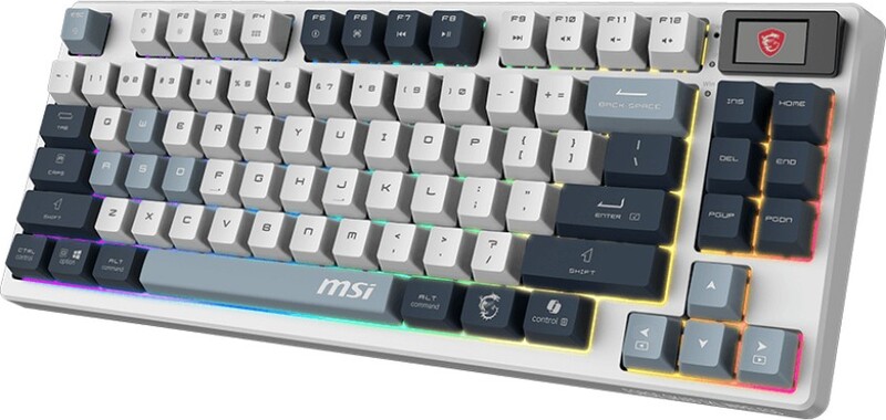 Msi forge gk600 tkl sky us keyboar 2 orig - MSI Forge GK600 TKL Wireless Mechanical Gaming Keyboard White