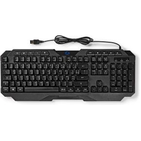 Bedraad Gaming Toetsenbord USB Type-A Membrane Toetsen LED AZERTY Frans - afbeelding 3