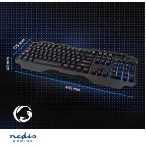 GKBD110BKUS Bedraad Toetsenbord Zwart - afbeelding 6