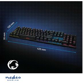 Gaming Toetsenbord – Mechanisch – RGB – QWERTY US – Zwart - afbeelding 5