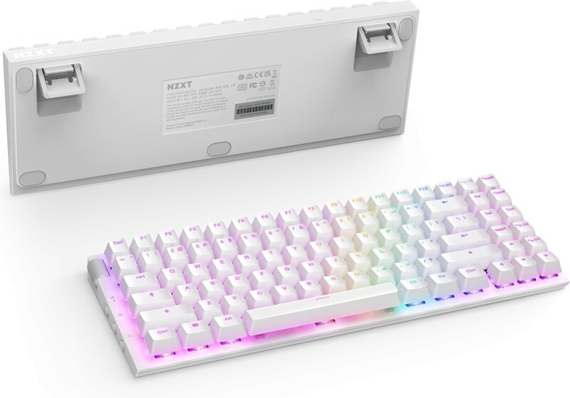 Nzxt function 2 minitkl toetsenbord 775967 4 orig - NZXT Function 2 MiniTKL Wit Toetsenbord