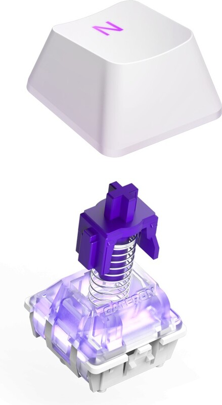Nzxt function 2 minitkl toetsenbord 775967 5 orig - NZXT Function 2 MiniTKL Wit Toetsenbord